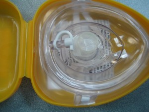 Inside a CPR Pocket Mask