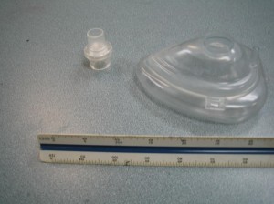 One Way Valve and CPR Pocket Mask